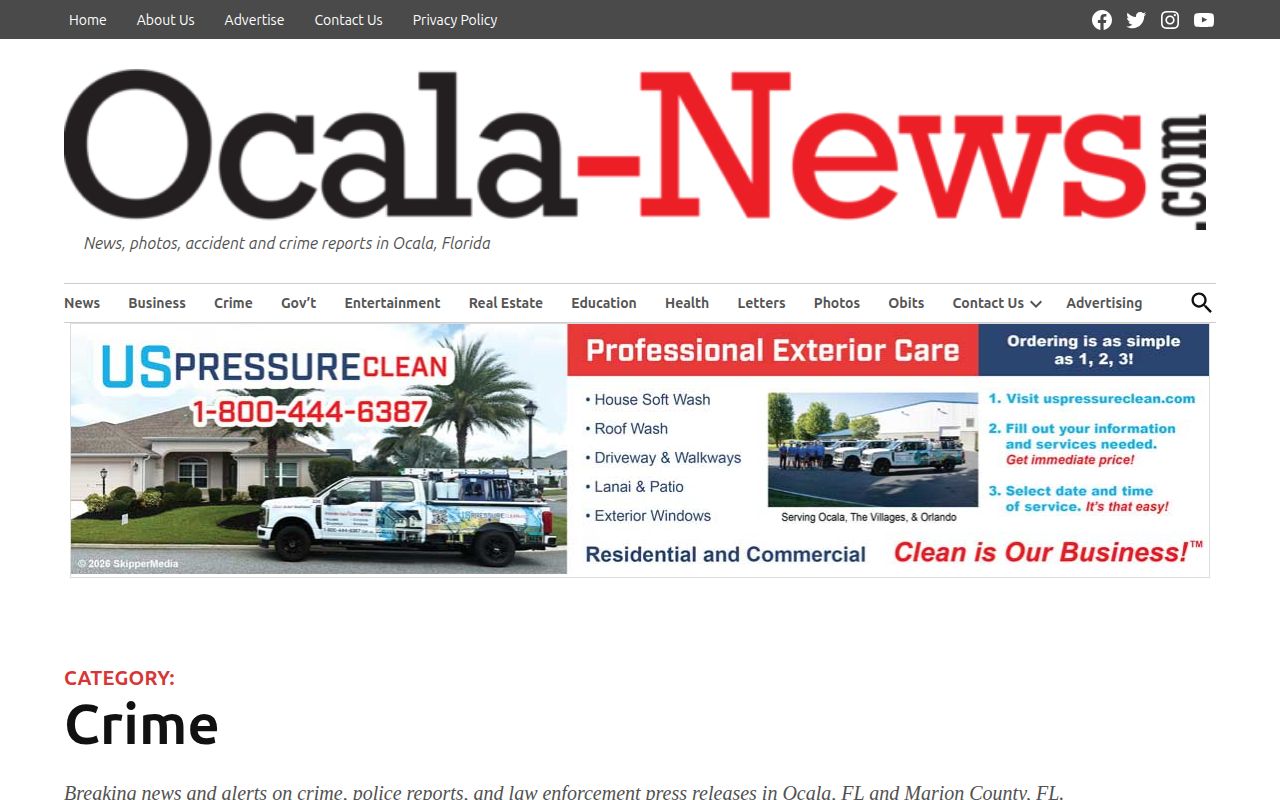 Ocala-News crime section with story-based Ocala and Marion County coverage